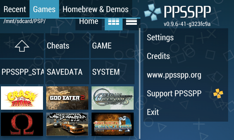 cara download game di aplikasi ppsspp gold